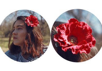 заколка мак