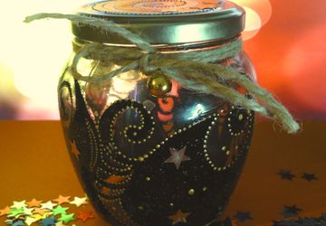 Декоративная баночка с бубенчиком