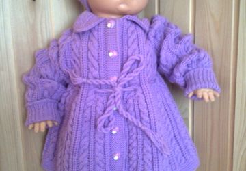 Теплый наряд для малышки