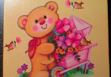 Доска разделочная "Милый мишка"