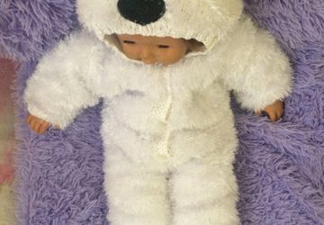 Детский вязанный комбинезон