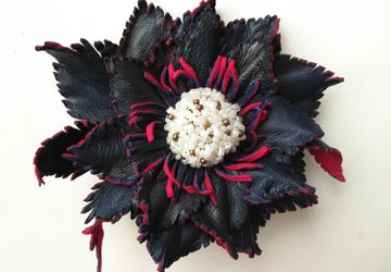 Брошь "Поздний вечер"