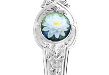 Серебряная кофейная ложка ЛИЛИЯ