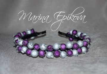 Ободок из сахарных ягод,возможно изготовление в другой цветовой гамме.