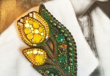 Брошь "Тюльпан"