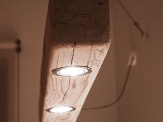 Деревянная люстра