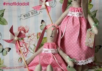 Тильда зайчик Стэффи и Сьюзен