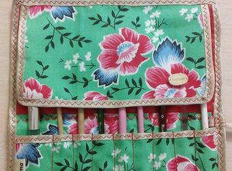 Чехол ручной работы для хранения кистей и инструментов