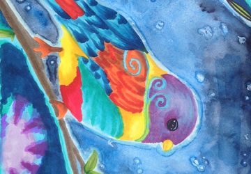 Открытка Птицы