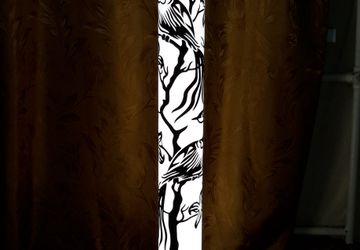 Напольный торшер "Птички на ветке "