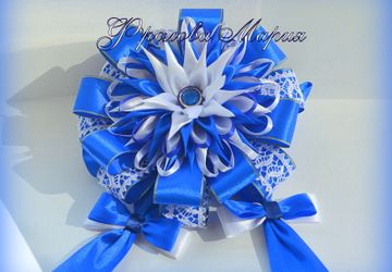 бант на выписку более сложный