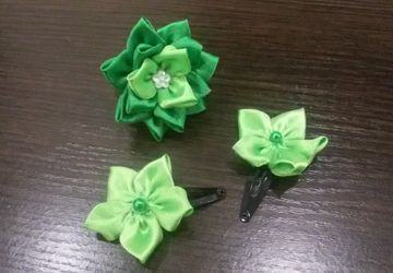 Резинка и 2 заколки для маленьких принцесс