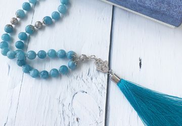 Чётки из аквамарина