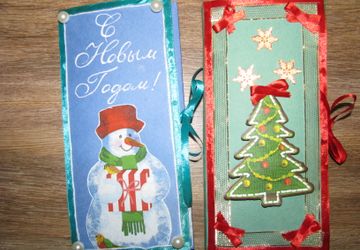 Открытки-шоколадницы