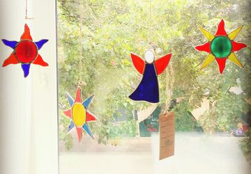 Мастер-класс по витражной технике