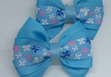 Бантики из репсовых лент