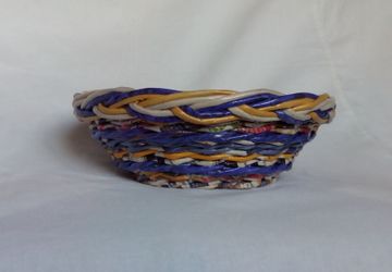 Конфетница плетеная "Цветное настроение", №10