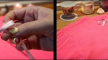 Как старый свитер, превращается в шикарную часть одежды!