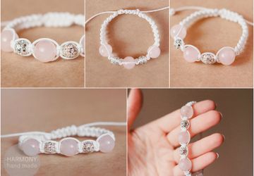 Браслет шамбала "Нежность"