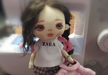 Интерьерная кукла ручной работы