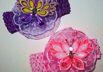 Повязки на голову "Бабочка"