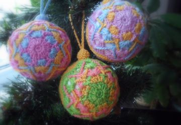 Ёлочные шары "Нежность"