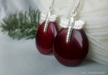 Серьги "Срекозочки"