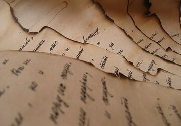 Эффект состаривания бумаги