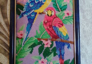 картина Попугайчики