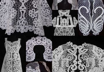 Одежда из кружева на коклюшках