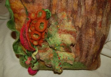 сумка валяная "Осенний Блюз"