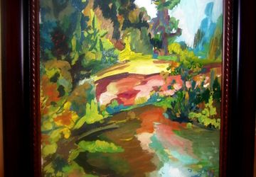 Картина "Пейзаж на Волге"