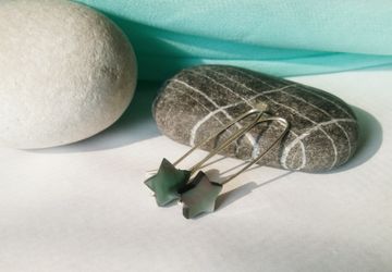 Серебряные серьги с перламутром