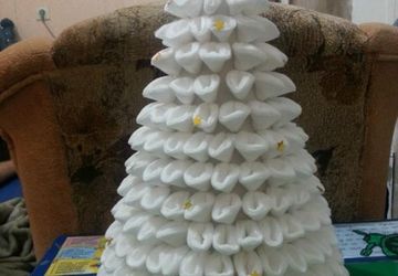 Поделки из ватных дисков