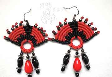 БОХО-СЕРЬГИ "CARMEN"