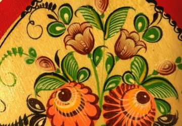 Панно с росписью