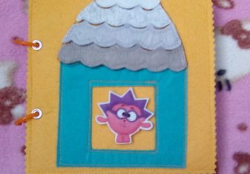 Книжка из фетра для развития деток!