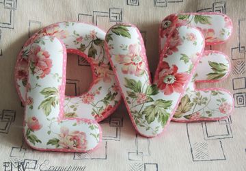 LOVE буквы-подушки