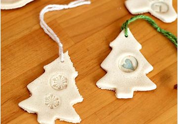 Как сделать новогодние украшения из соленого теста