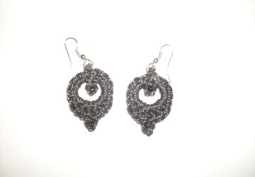 серьги Лепестки