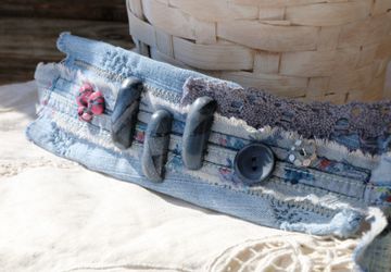 Браслет-манжета «Голубика»