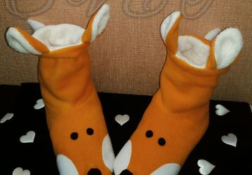 Тапочки ✩★Лисички★✩