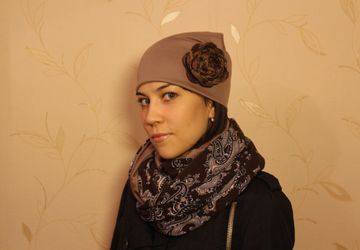 Комплект снуд и шапка "Незнакомка"