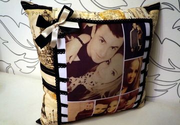 Винтажная фотоподушка