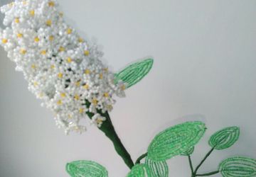 Сирень из бисера