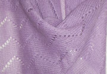 Воздушный палантин "Сиреневая дымка"