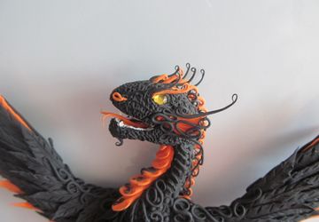 Кетцалькоатль колье и магнит на холодильник 2 в одном