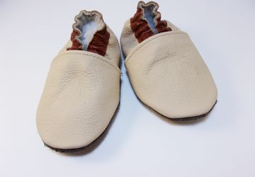 Кожаные тапочки - чешки