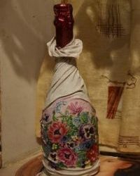 Декор бутылок своими руками