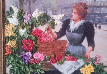 Продавщица цветов